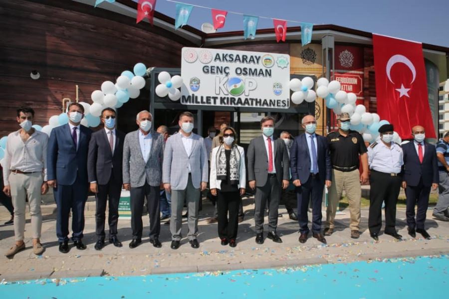 GENÇ OSMAN MİLLET KIRAATHANESİ DUALARLA HİZMETE AÇILDI