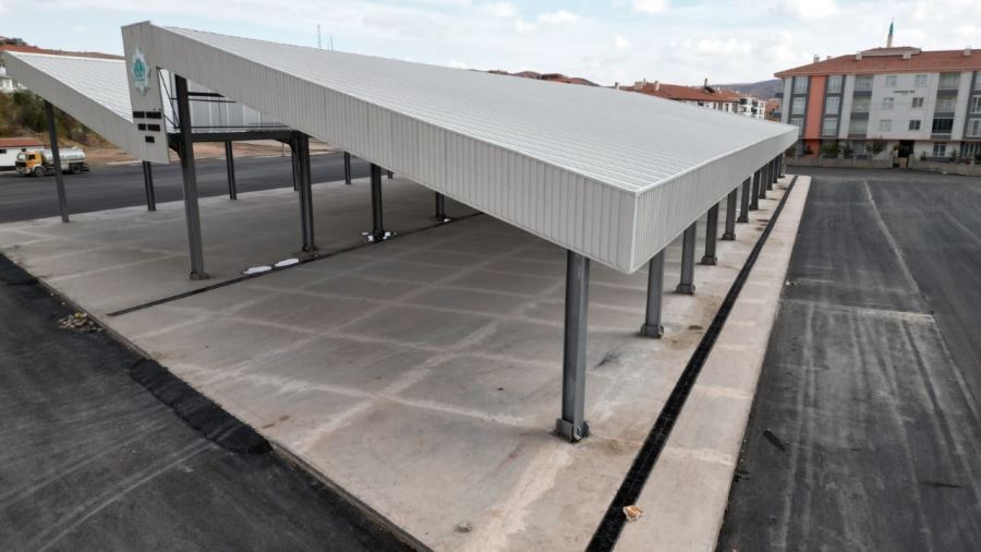 CUMA KAPALI SEMT PAZARI AÇILIŞA HAZIR