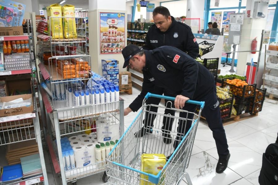 ZABITA EKİPLERİ DENETİMLERE DEVAM EDİYOR