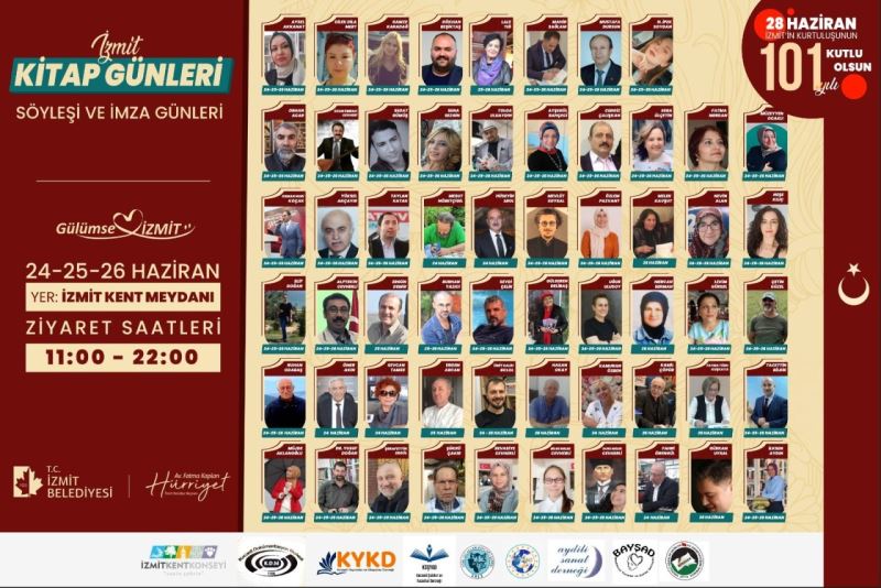 İZMİT KİTAP GÜNLERİ YARIN BAŞLIYOR