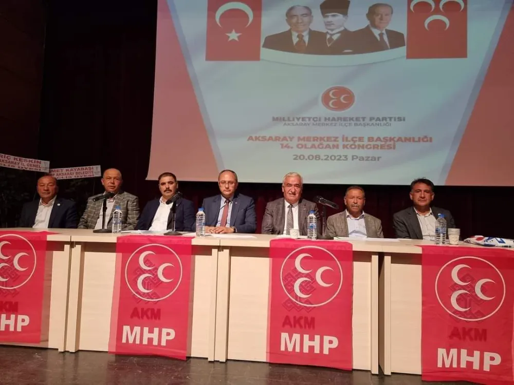 MHP OLARAK AKSARAY İLÇE KONGRELERİMİZİ TAMAMLANDIK;