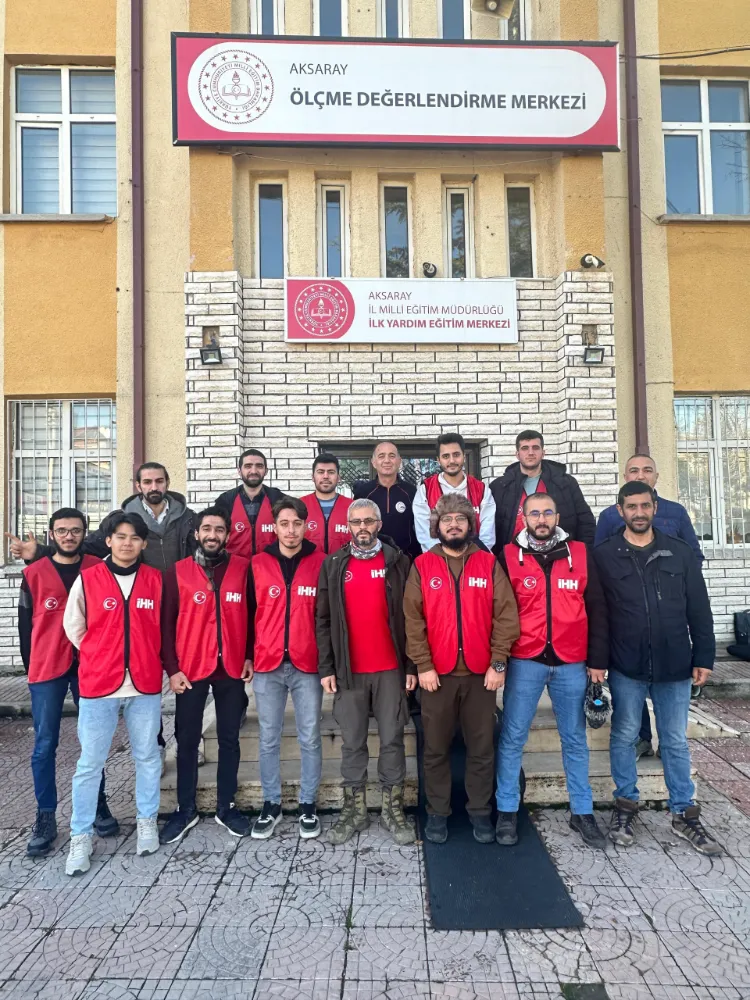 Aksaray İHH Arama Kurtarma İlkyardım ve Hazmat Eğitimi