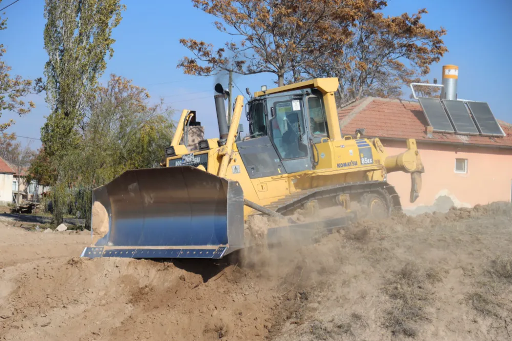 40 METRE GENİŞLİĞİNDE 5 KİLOMETRELİK YENİ ÇEVRE YOLUNDA ÇALIŞMALAR SÜRÜYOR