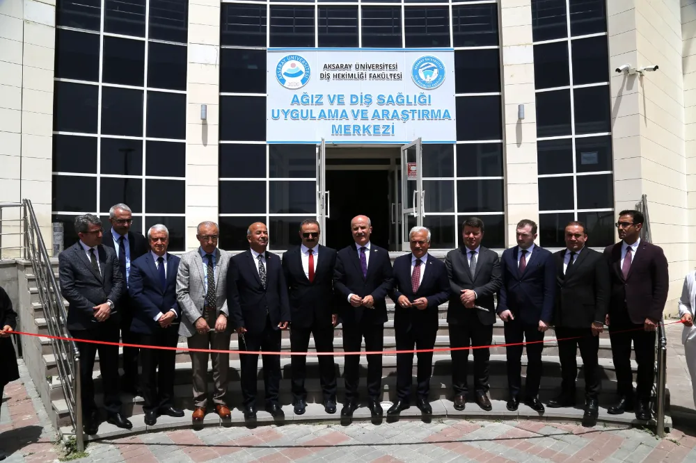 ASÜ AĞIZ VE DİŞ SAĞLIĞI MERKEZİ YÖK BAŞKANININ KATILIMIYLA AÇILDI