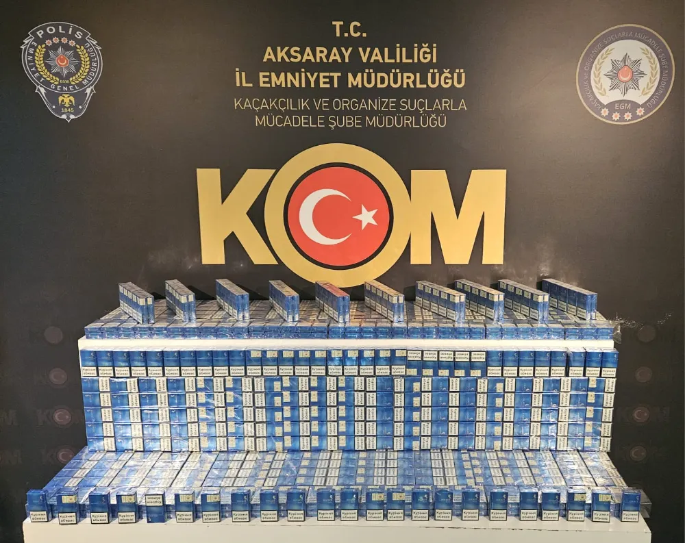 892 PAKET KAÇAK SİGARA ELE GEÇİRİLDİ