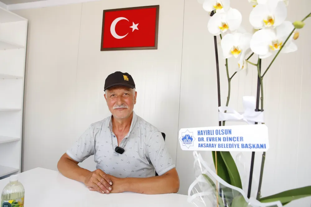 AKSARAY BELEDİYESİNDEN 45 YILLIK AYAKKABI TAMİRCİSİ TURGUT KILIÇ A ANLAMLI SÜRPRİZ