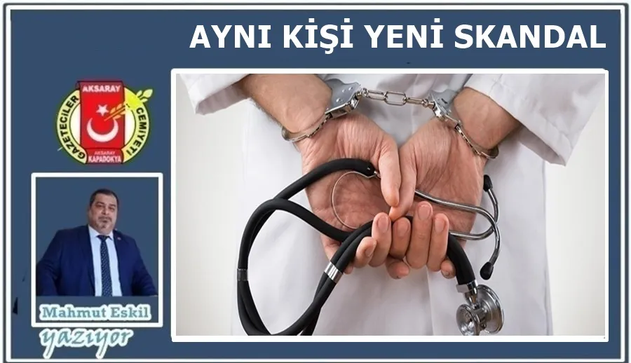 AYNI KİŞİ YENİ SKANDAL 