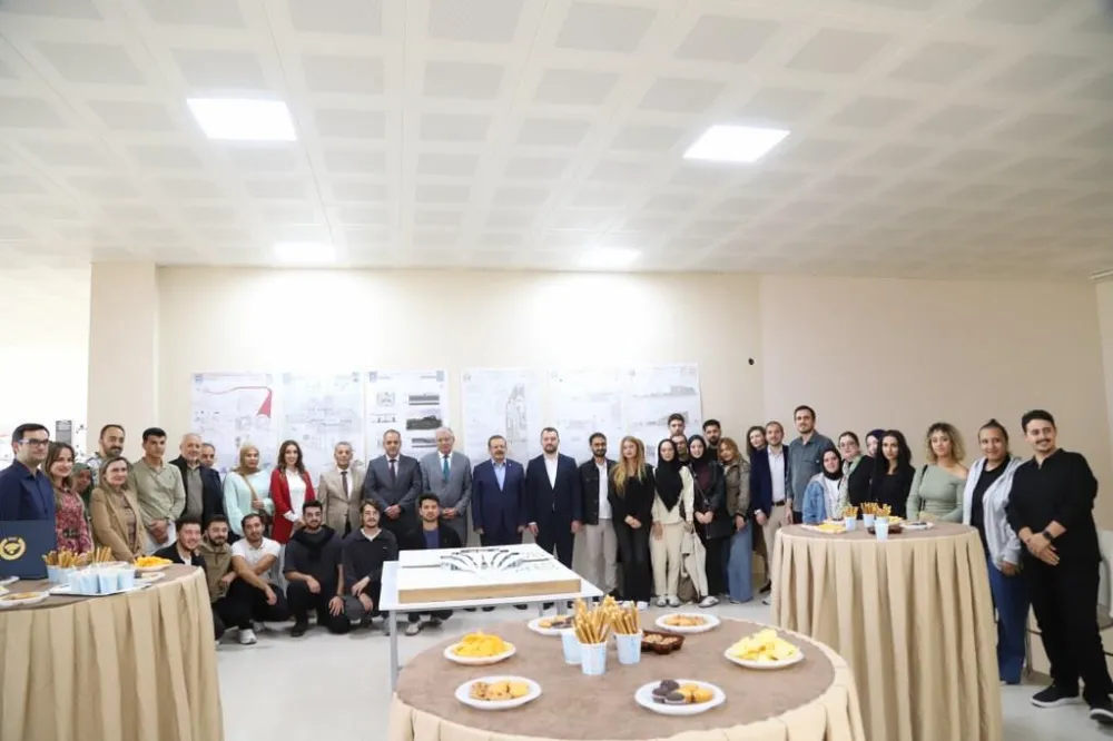 Mimarlık Fakültesi öğrencilerinin  eserleri büyük ilgi gördü