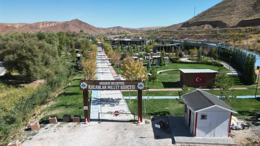 Aksaray’ımızın kalbinde doğayla iç içe, yemyeşil bir nefes alanı