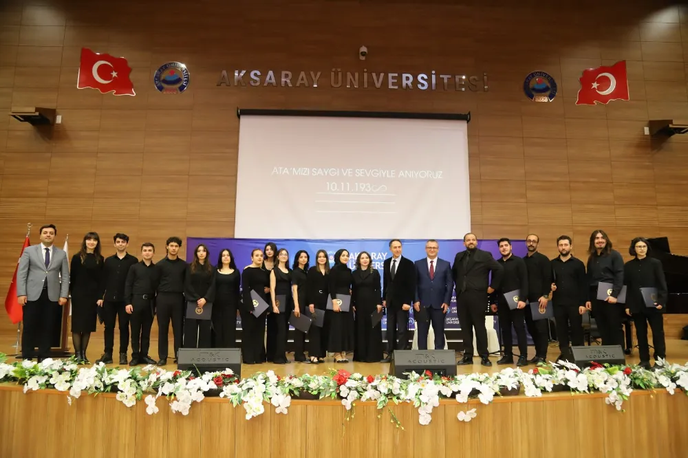 Aksaray Üniversitesi’nde Cumhuriyetimizin  kurucusu Gazi Mustafa Kemal Atatürk anıldı