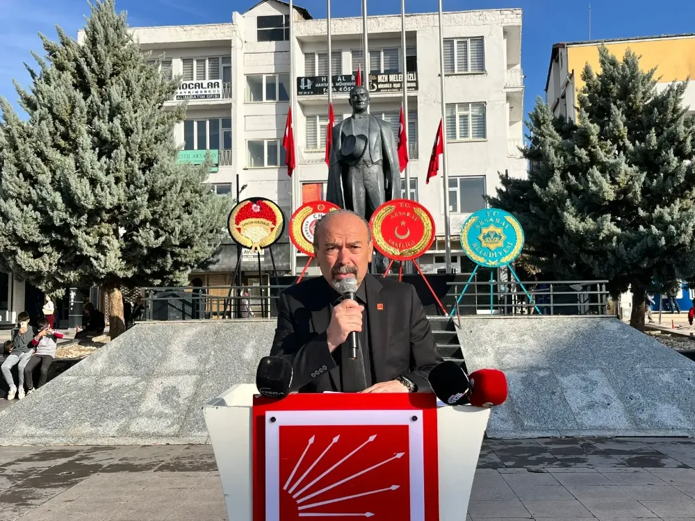 CHP Atatürk’ü anma programında, Milli Eğitim Bakanı Tekin’e sert açıklamalarda bulundu