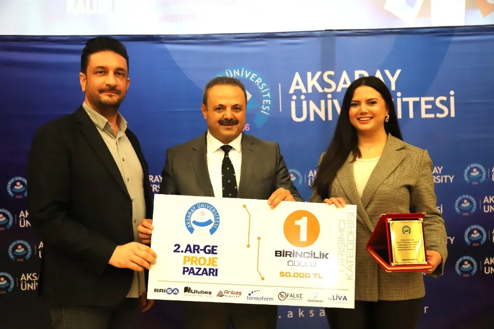 Aksaray Üniversitesi 2. Ar-Ge Proje  Pazarı’nda ödüller sahiplerini buldu