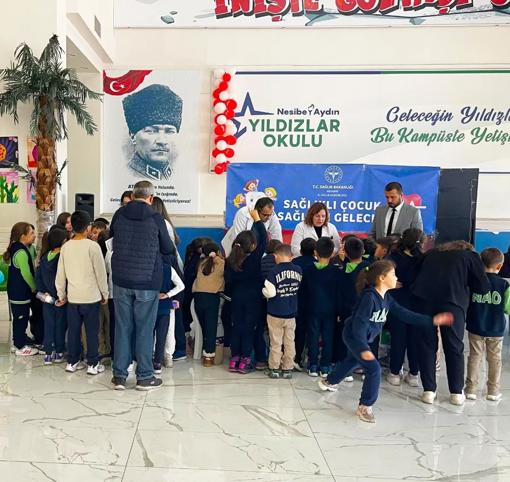 Sağlıklı nesiller için minik elçiler iş başında