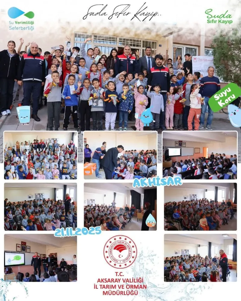 Miniklere suyun önemi aşılandı