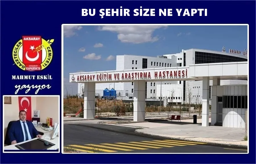 BU ŞEHİR SİZE NE YAPTI