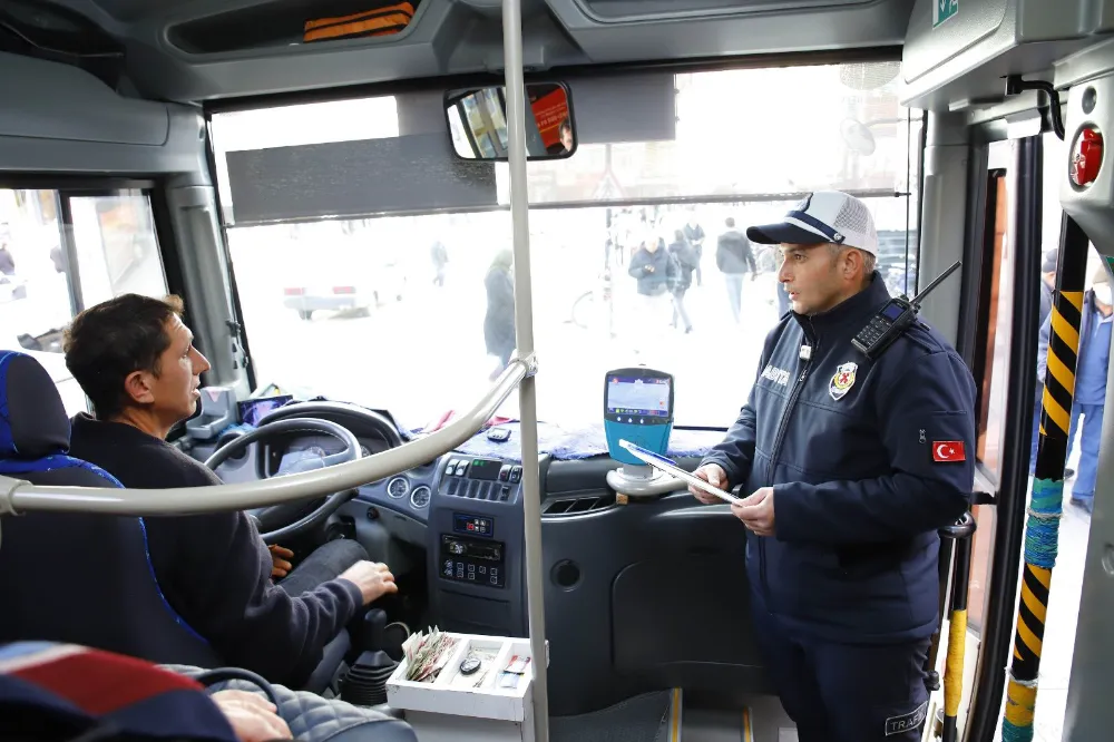 AKSARAY’DA TOPLU ULAŞIM ARAÇLARINA KAPSAMLI DENETİM