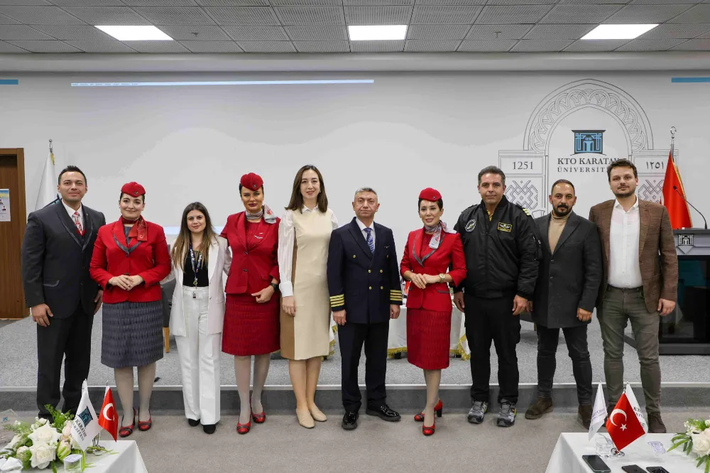 HAVACILIK SEKTÖRÜNÜN ÖNCÜ İSİMLERİ, KTO KARATAYLILAR İLE BİR ARAYA GELDİ