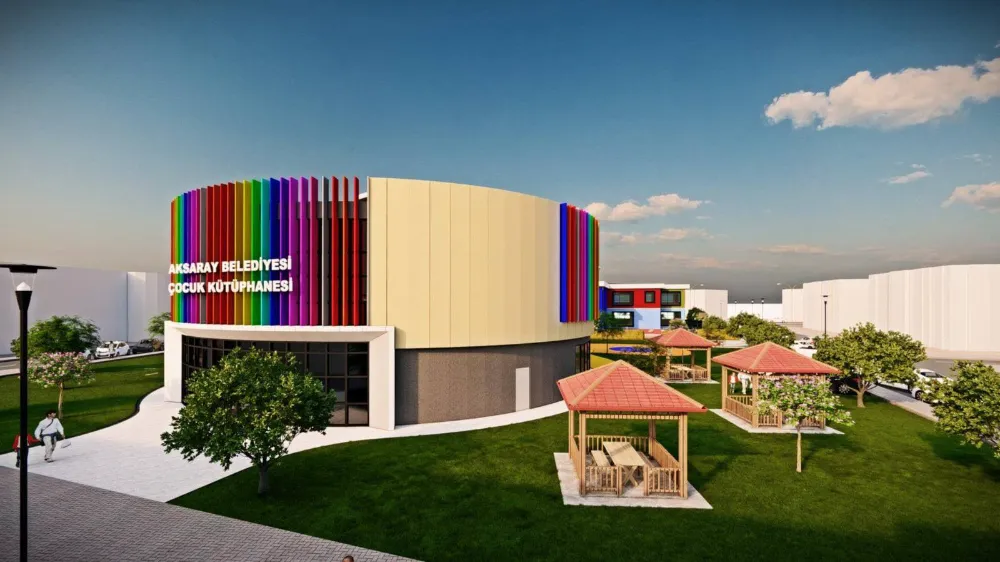 AKSARAY BELEDİYESİ GÜNDÜZ BAKIMEVİ, KREŞ VE ÇOCUK KÜTÜPHANESİ PROJESİNİN İNŞAAT ÇALIŞMALARINI SÜRDÜRÜYOR