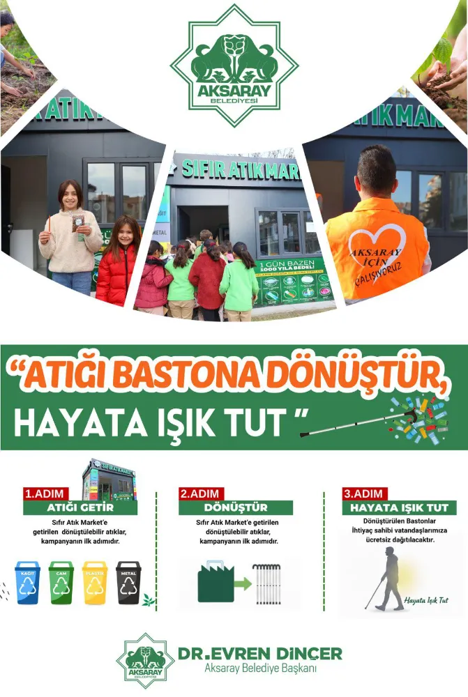 AKSARAY BELEDİYESİ’NDEN ÇEVRE VE SOSYAL FAYDAYI BİRLEŞTİREN PROJE