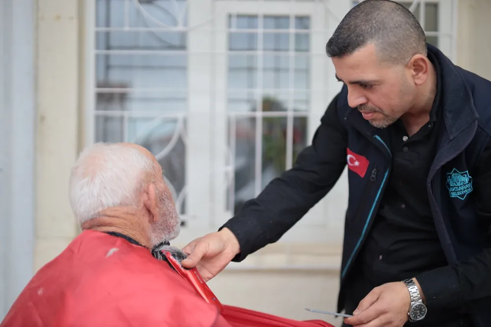 AKSARAY BELEDİYESİ BERBER SALONU YOĞUN İLGİ GÖRÜYOR