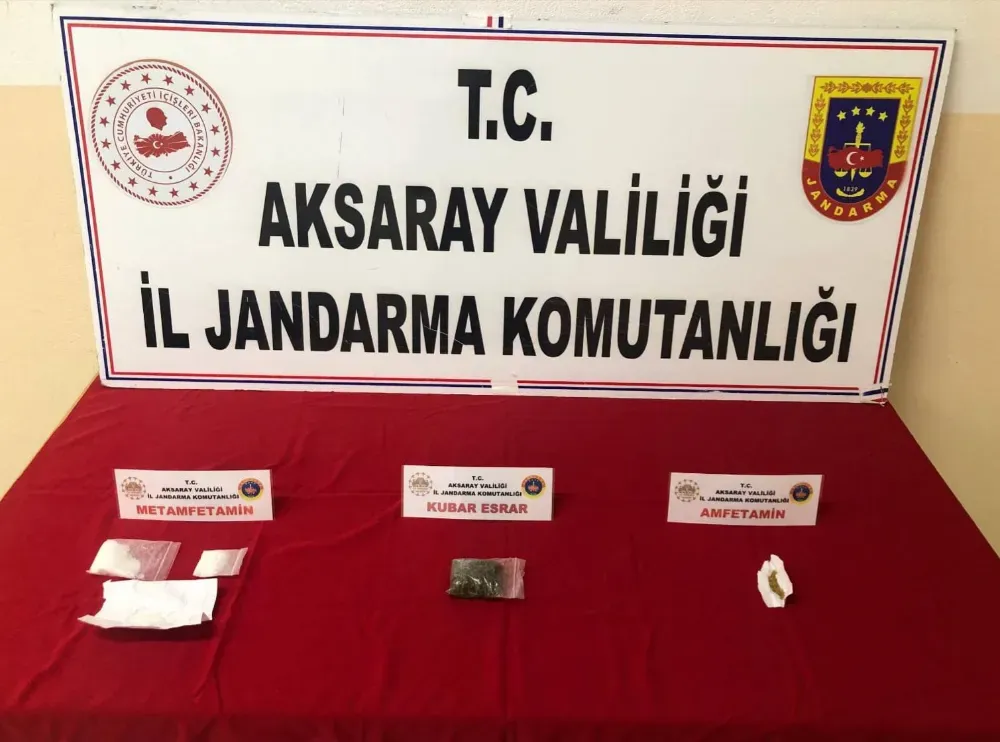 AKSARAY İL JANDARMA KOMUTANLIĞI UYUŞTUTUCUYLA MÜCADELESİNİ SÜRDÜRÜYOR