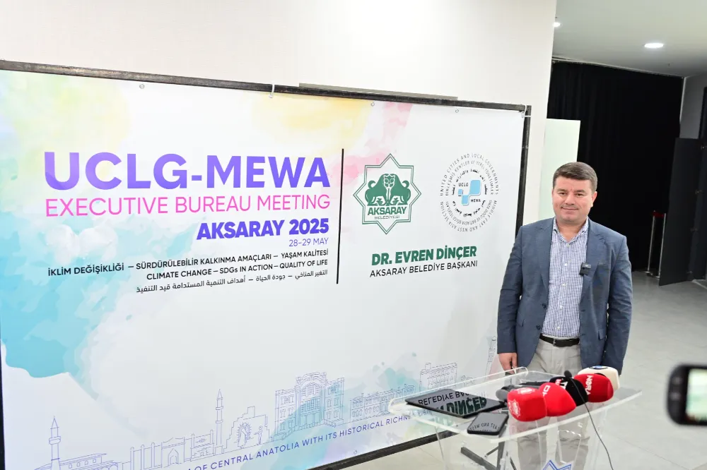 BAŞKAN DİNÇER UCLG MEWA TOPLANTISI ÖNCESİNDE MEDYA TEMSİLCİLERİNİ BİLGİLENDİRDİ