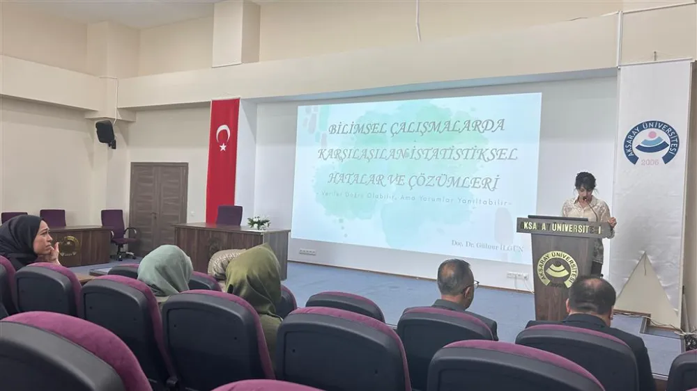 ASÜ’de bilimsel araştırmalarda istatistiksel hatalar ve çözüm yolları ele alındı