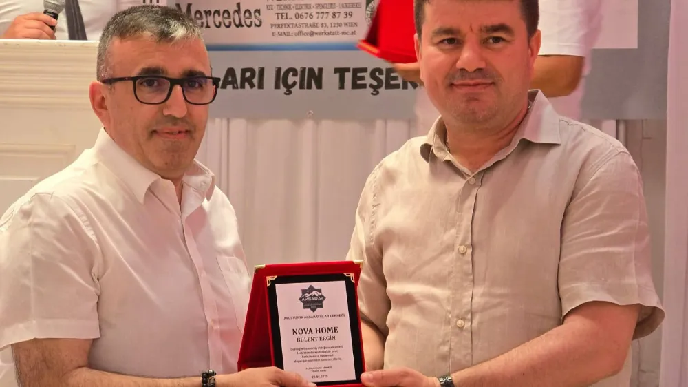 BAŞKAN DİNÇER, AVUSTURYA’DAKİ AKSARAYLILARLA KUCAKLAŞTI