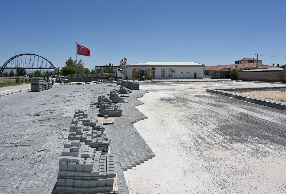 HAMİDİYE ALACA MAHALLESİNDE PAZAR YERİ ÇALIŞMASI