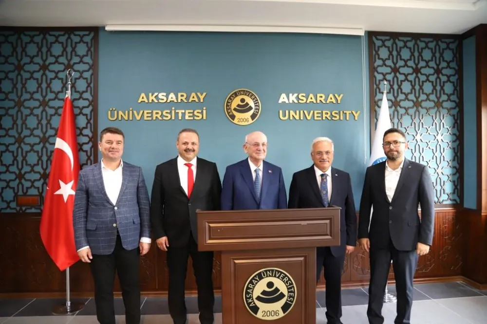 TBMM 27’nci Başkanı İsmail Kahraman’dan ASÜ Rektörü Alpay Arıbaş’a ziyaret