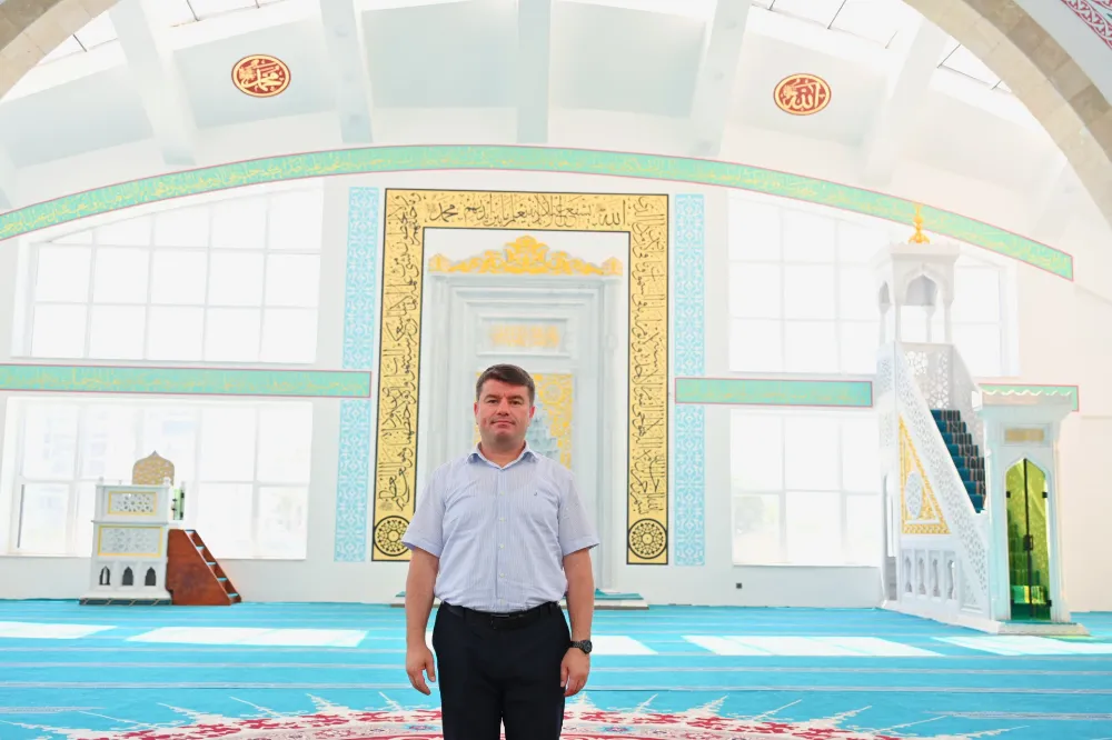 BAŞKAN DİNÇER HZ ALİ ŞİFA CAMİ VE KÜLLİYESİNDE İNCELEMELERDE BULUNDU