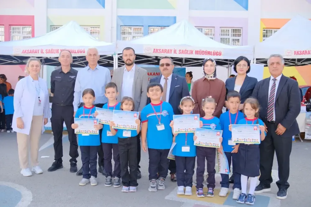 Minikler sağlık elçisi oldu