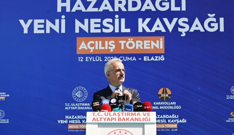 ELAZIĞ HAZARDAĞLI YENİ NESİL KAVŞAĞI HİZMETE AÇILDI