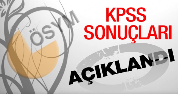 KPSS Sonuçları Açıklandı