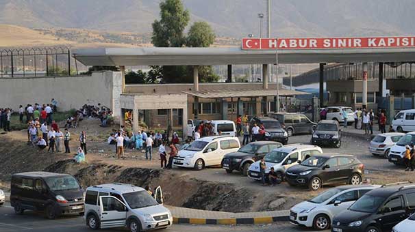 Habur'da  Cenaze    Gerginliği